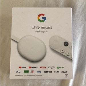 Chromecast with Google TV - 4K - Snow